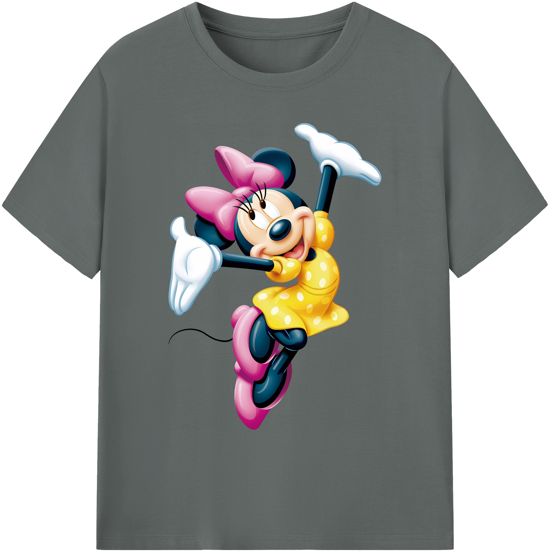ミッキーマウス Mickey Mouse 綿100％ メンズ半袖Tシャツ｜肌触りやわらか＆通気性
